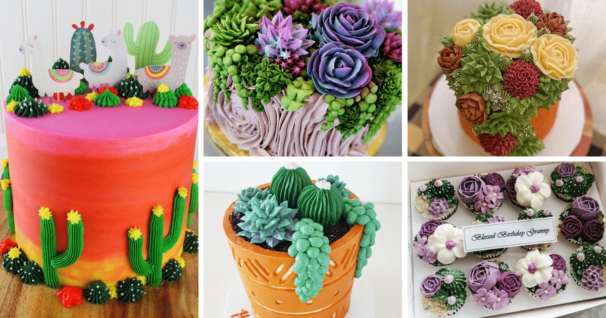 Amazing Succulent Cakes You’ll Fall In Love With