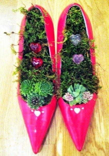 20 Shoe Succulent Planters To Inspire Your Creativity