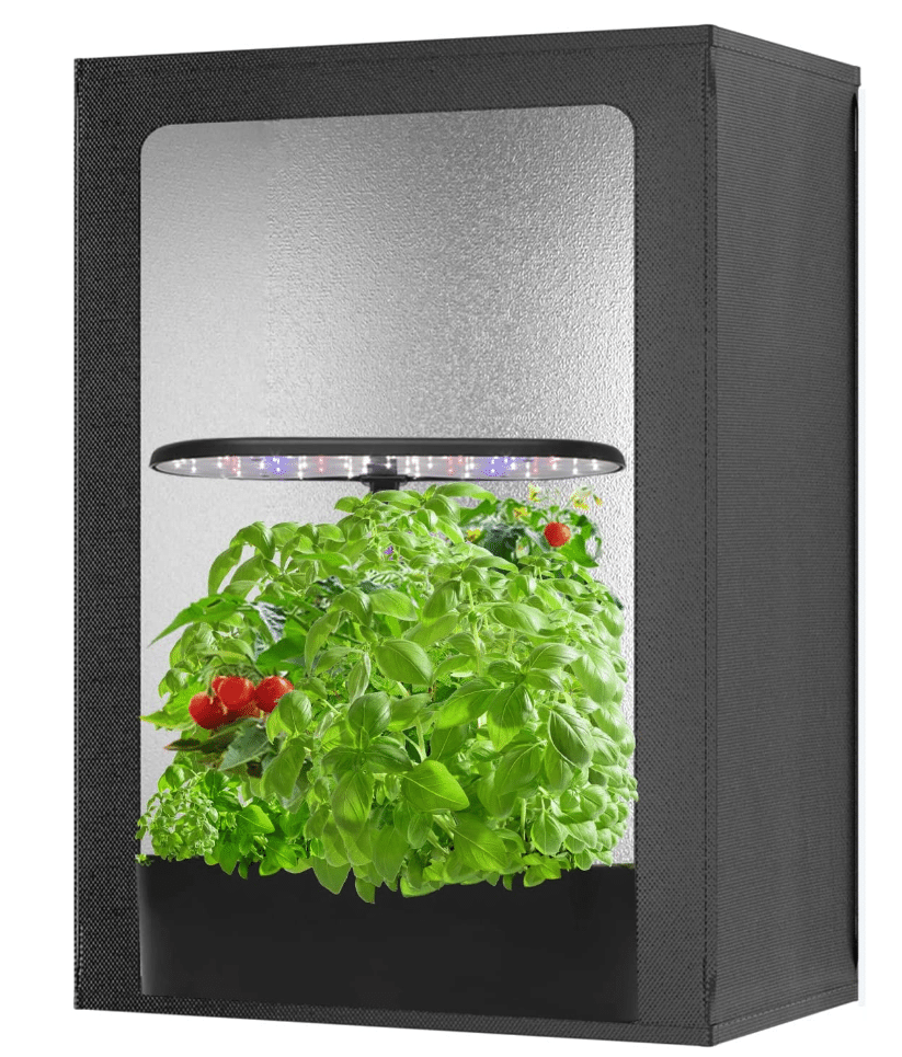 Small Grow Tent for Aerogarden,Hydroponics Growing System Indoor Grow Tent,18.9"x13.7"x20.8"High Reflective Mylar for Hydroponics Indoor Plant