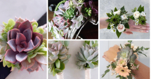 Succulent Corsages & Boutonnieres: The New Floral Trend