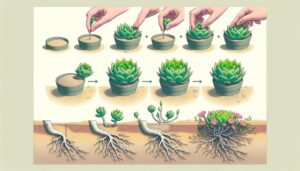 growing succulents in sand