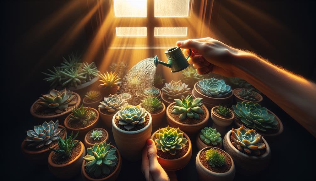 proper watering for succulents
