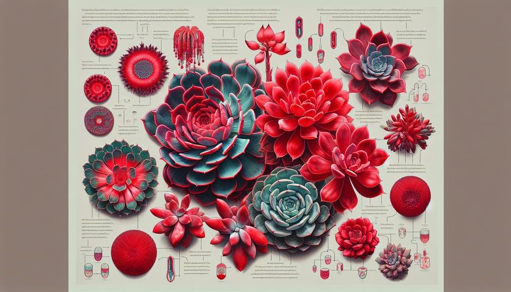 succulents changing color guide