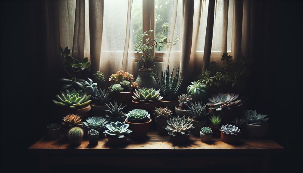 succulents thrive in shade