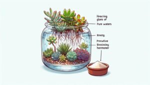 succulents thrive in water