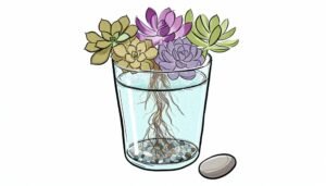 succulents thrive in water