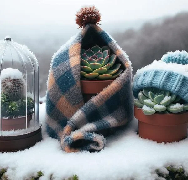 caring for succulents in winter
