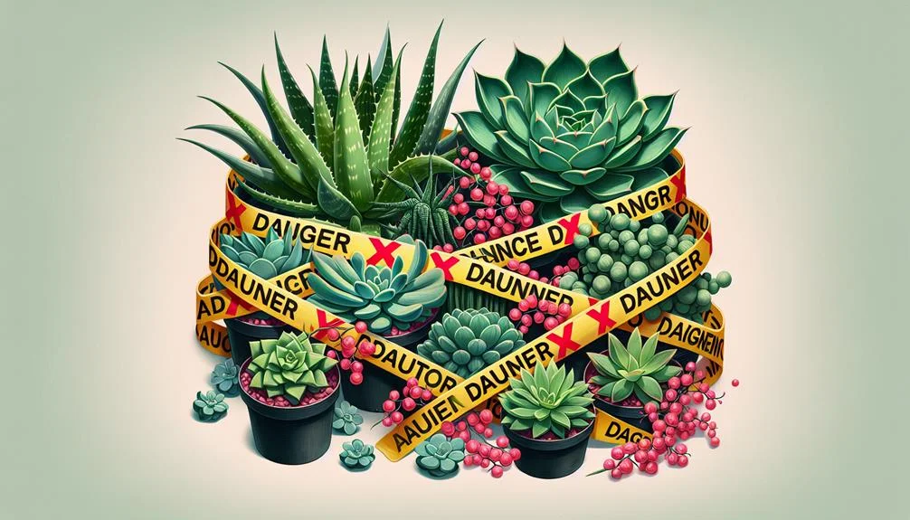 harmful succulents for pets