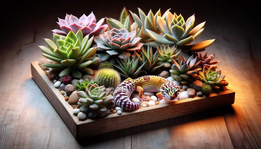 succulent care for geckos
