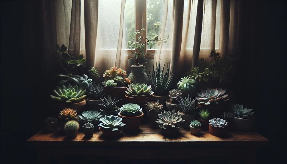 succulents thrive in shade