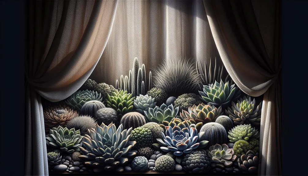 succulents thriving in low light