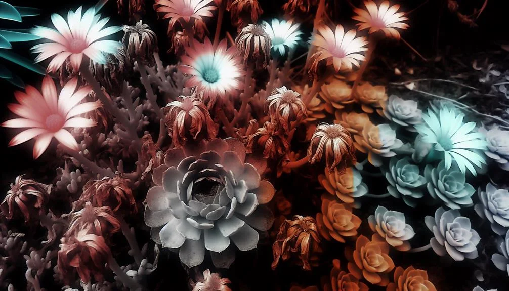 succulents that die post blooming